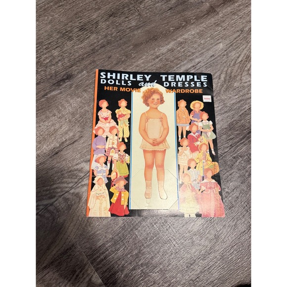 Shirley Temple Dolls and Dresses As Worn In Her Screen Plays Vintage Paper Doll - Picture 1 of 9